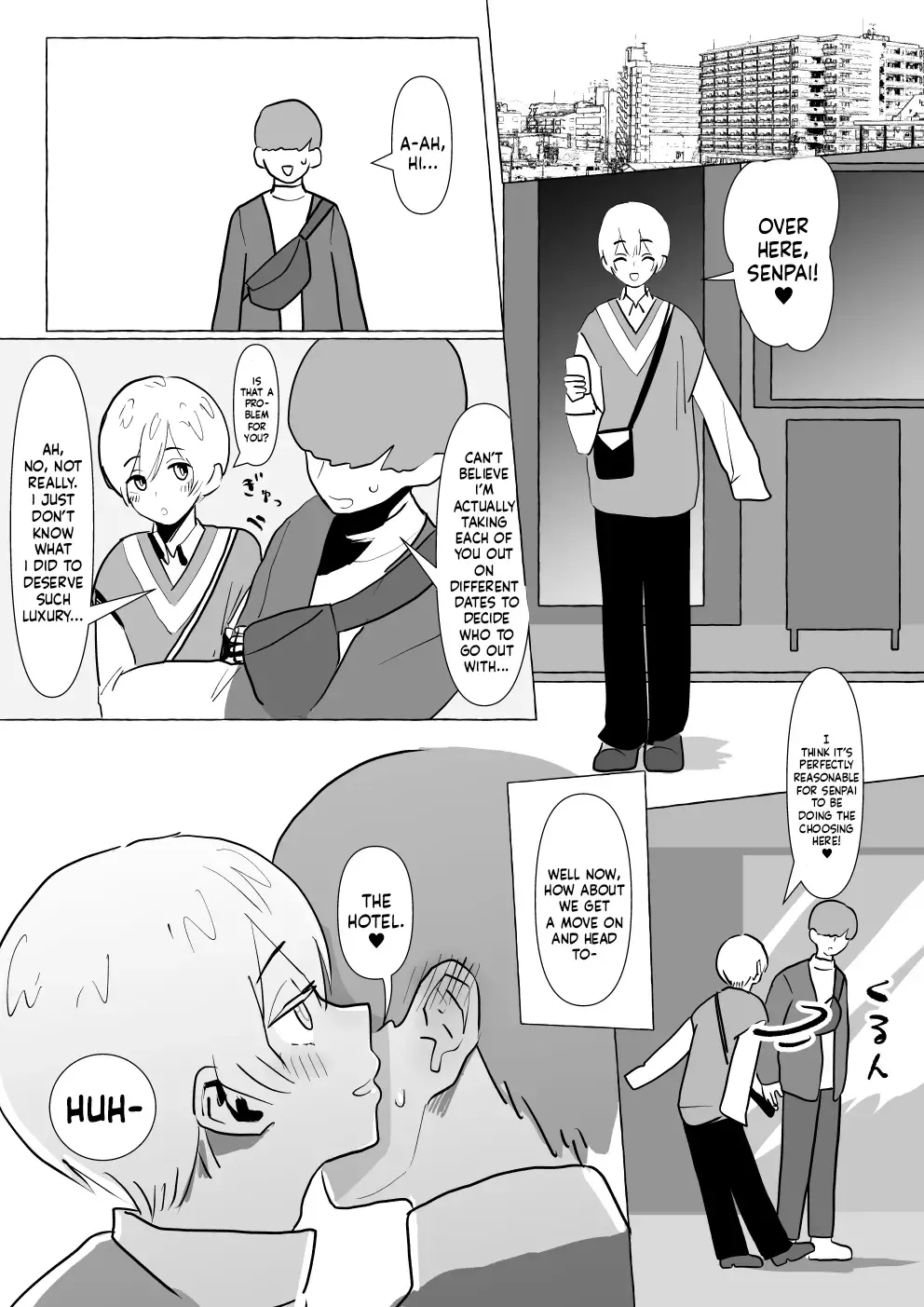 [Garasu Hokou] Moshi Futari kara Douji ni Kokuhaku Saretara ~Tsuki-kun Hen~ | Suppose Two People Confessed To You At The Same Time! ~Runa's Bit~ Fhentai - Page 4