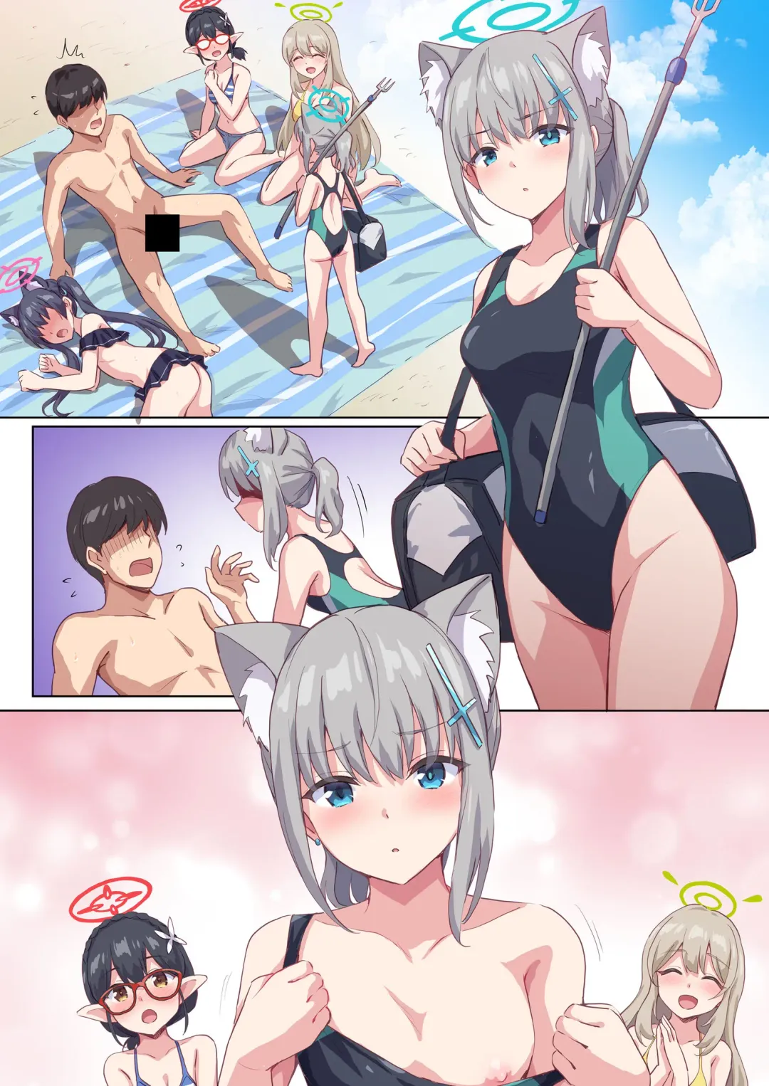[Marugoshi] Shiroko to Mizugi Ecchi Fhentai - Page 7