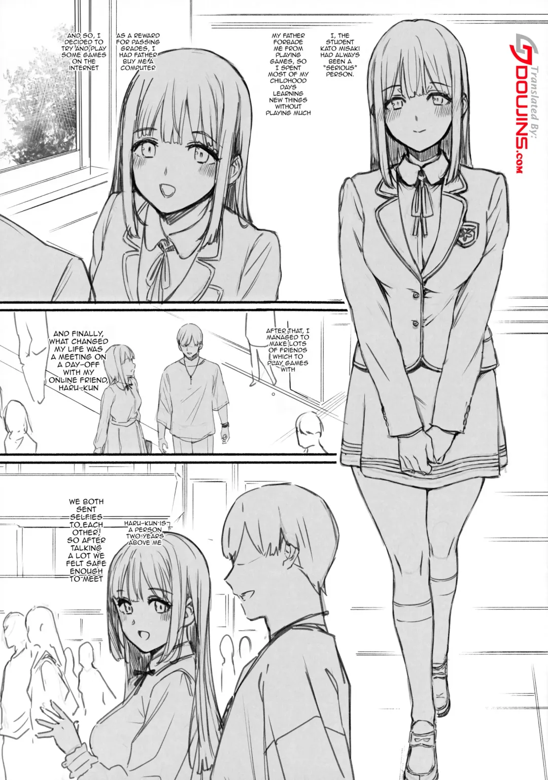 [Katsurai Yoshiaki] Net de Shiriatta Osu no Pet Katou Misaki 01 | Becoming The Pet of a Man She Met Online Fhentai.net - Page 5