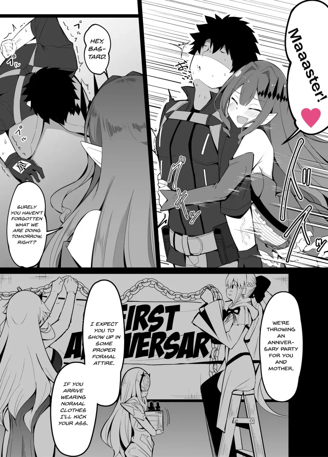 Read [Corundum] Master no Furete wa Ikenai Bubun o Ijitte shimau Baobhan Sith | Baobhan Sith meddles with her master's privacy - Fhentai.net