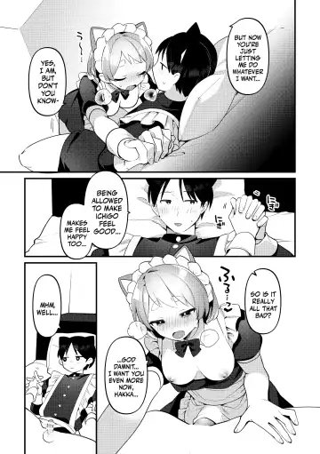[Sakuraba Rokusuke] Futanari Maid no Kanojo ni Gohoushi Sareru Kai | Servicing My Futanari Maid Girlfriend Fhentai - Page 22