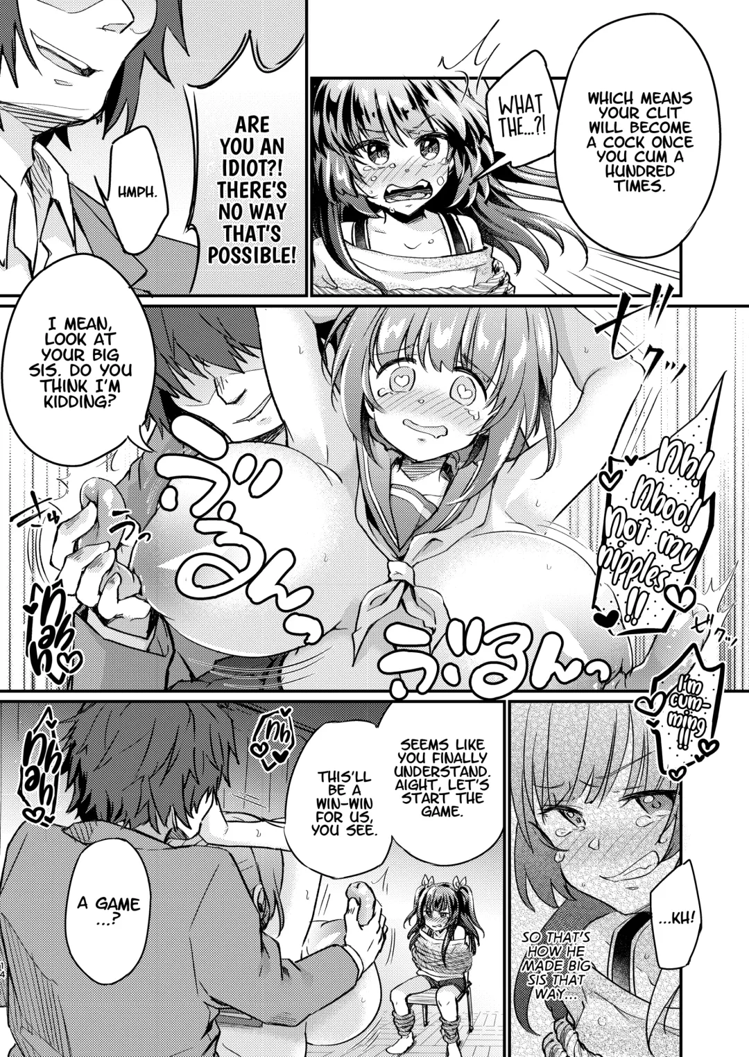 [Koori] Tsundere Imouto Inbou Kaizou Keikaku | Tsundere Little Sister Cock Modification Plan Fhentai - Page 15