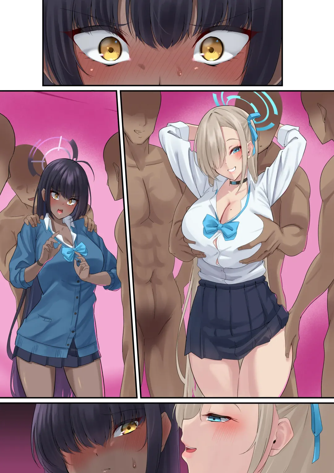 [Nanohana] Ore no Seito no Shirokuro Gal ga Dosukebe Enkou Shiteta Ken Fhentai - Page 31