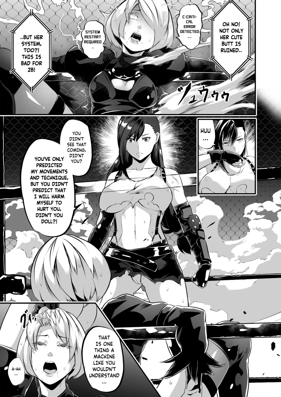 [Star Chaser] Square off! 2B vs Tifa Fhentai - Page 26