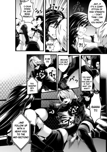 [Star Chaser] Square off! 2B vs Tifa Fhentai - Page 11