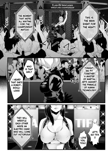 [Star Chaser] Square off! 2B vs Tifa Fhentai - Page 8