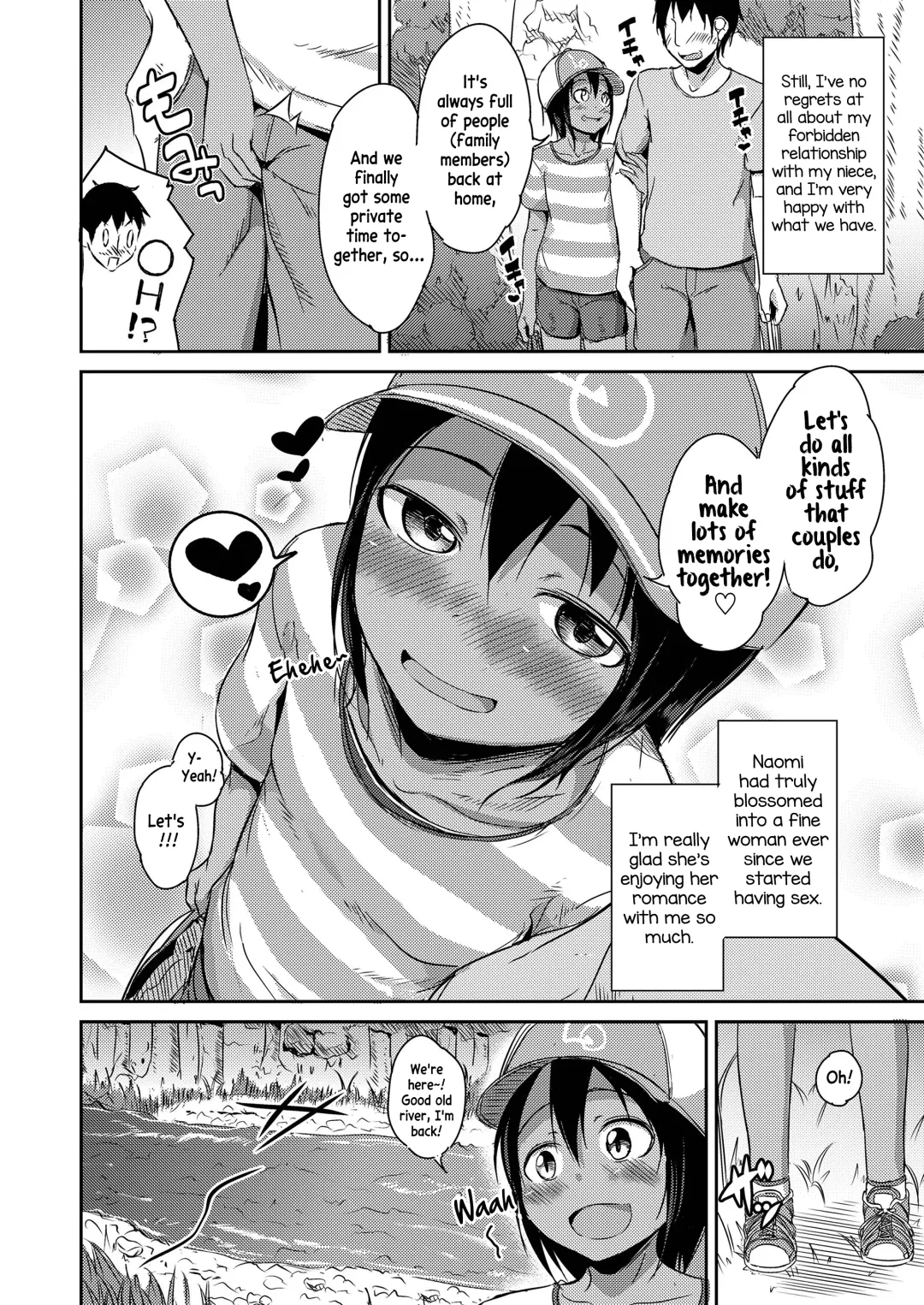 [Nadadekoko] Kawabe de Mei to Love | Lovey-dovey with my niece by the river Fhentai.net - Page 2