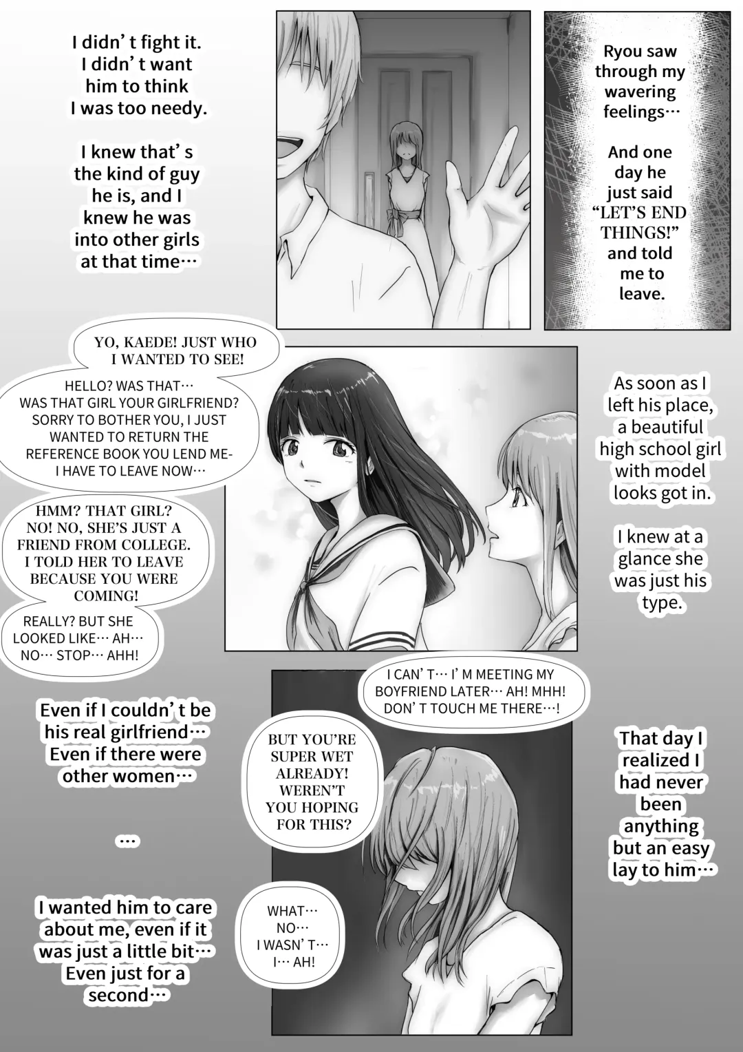 [Takotokite] Honto no Kanojo 2 -Ore no Kanojo ga Hoka no Otoko ni Dakareteta | The Real Girlfriend 2 -My Girlfriend Is In The Arms Of Another Man- Fhentai - Page 6