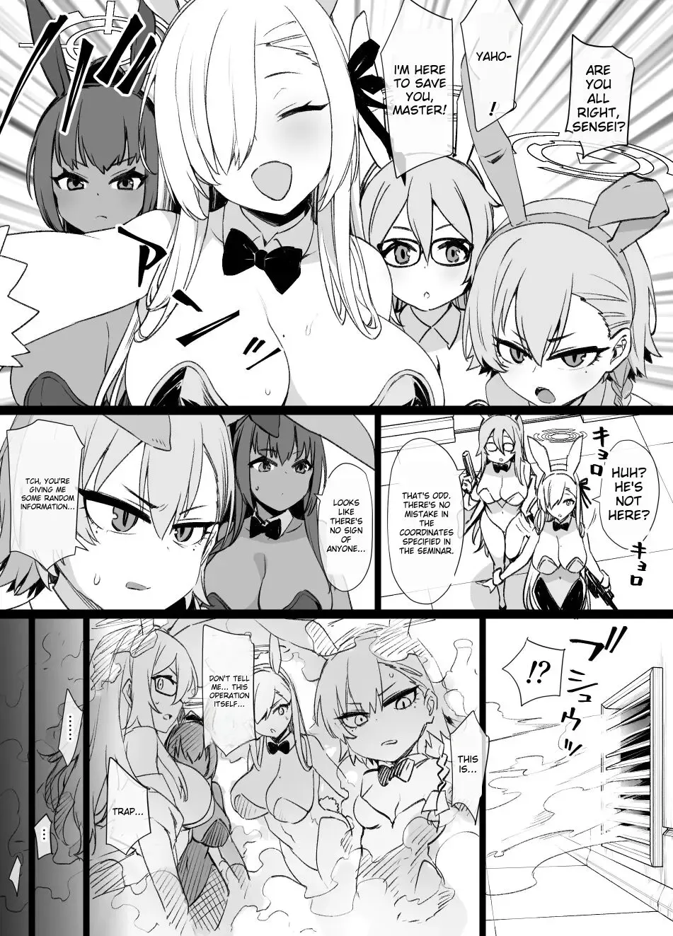 [Kusayarou] Blue Archive Brainwashing Bunny Slave Additional Manga Fhentai - Page 2