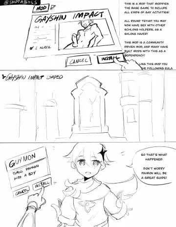 [Byss] Gayshin Impact Fhentai - Page 3