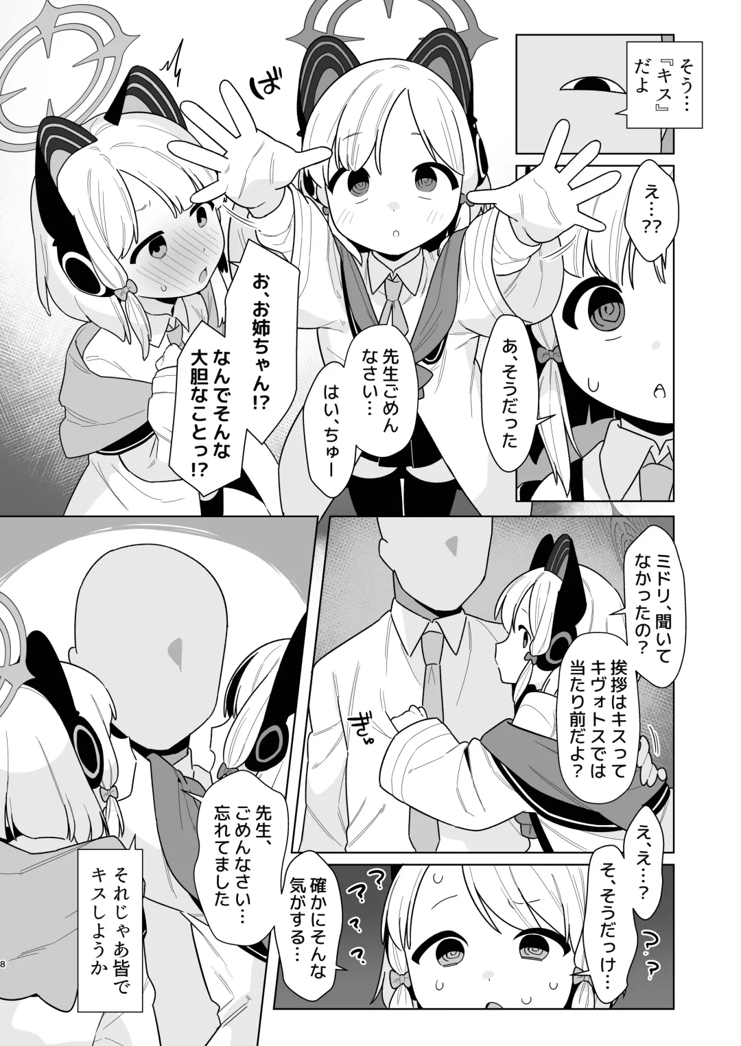 [Futatsuno-peanuts] BluArch Saimin-bu 2 ~Saiba Midori & Momoi Hen~ Fhentai - Page 8