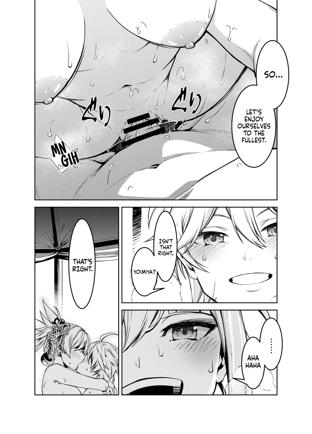 [Mikoma Sanagi] Yoimiya Vacance | Yoimiya's Vacation Fhentai - Page 9