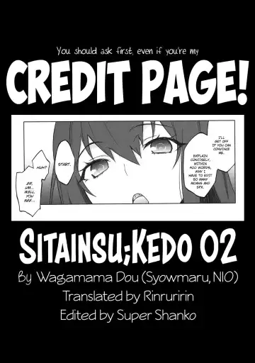 [Nio - Syowmaru] Sitainsu;Kedo 02 Fhentai - Page 23