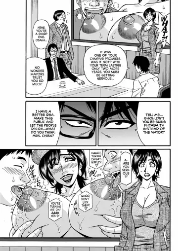 [Ozaki Akira] Hitozuma Shichou no Inbi na Seikou Kaikaku | Erotic Reforms Of Sex By A Married Female Mayor Fhentai.net - Page 119