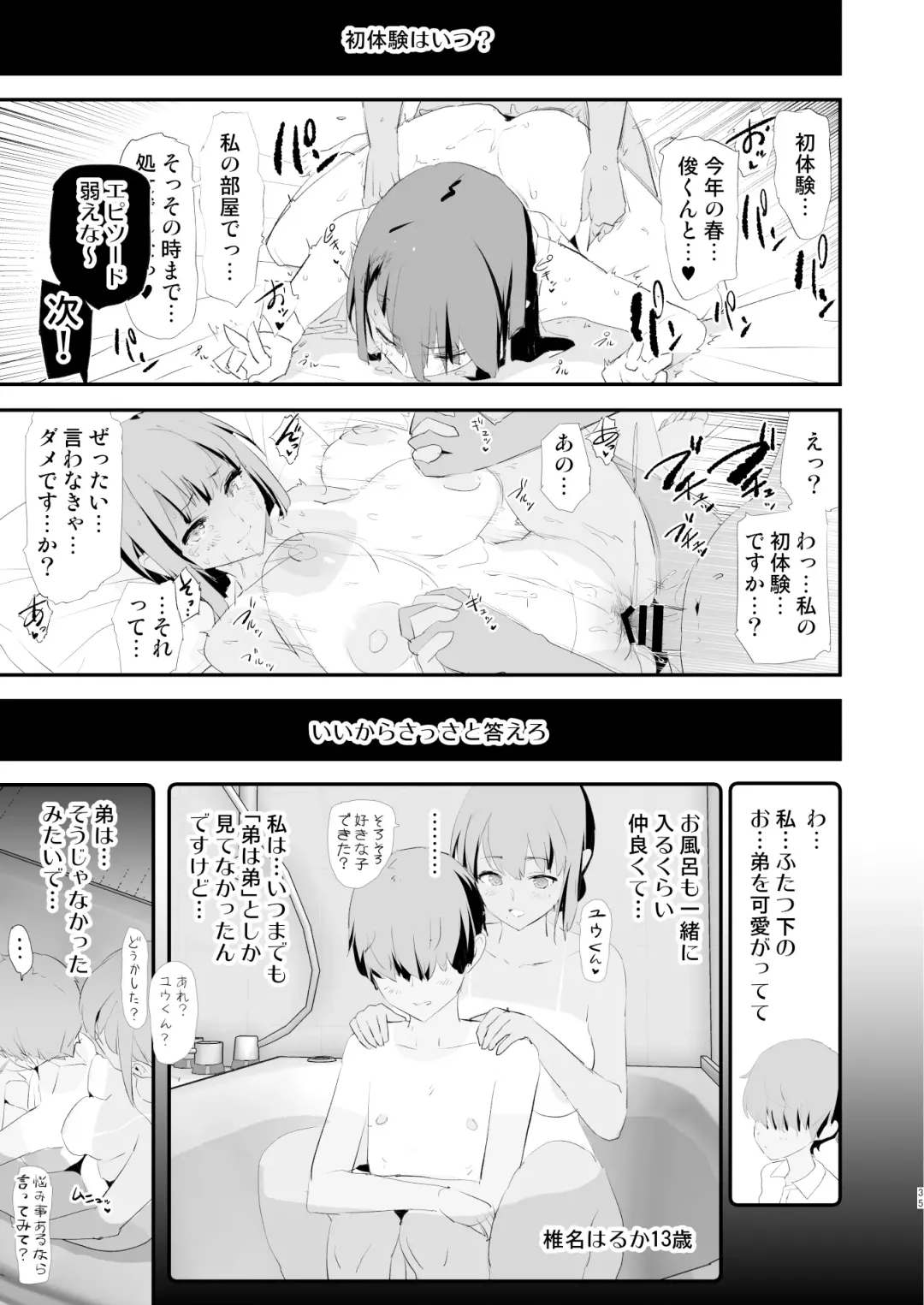 [Dokurosan] Watashi-tachi no Onaho Koukan Gasshuku Ichinichime to Futsukame! Fhentai.net - Page 35