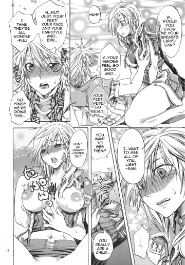 [Yu-ri] l'Cie-tachi no Kyuusoku | On Holiday With l'Cie and Friends Fhentai - Page 13