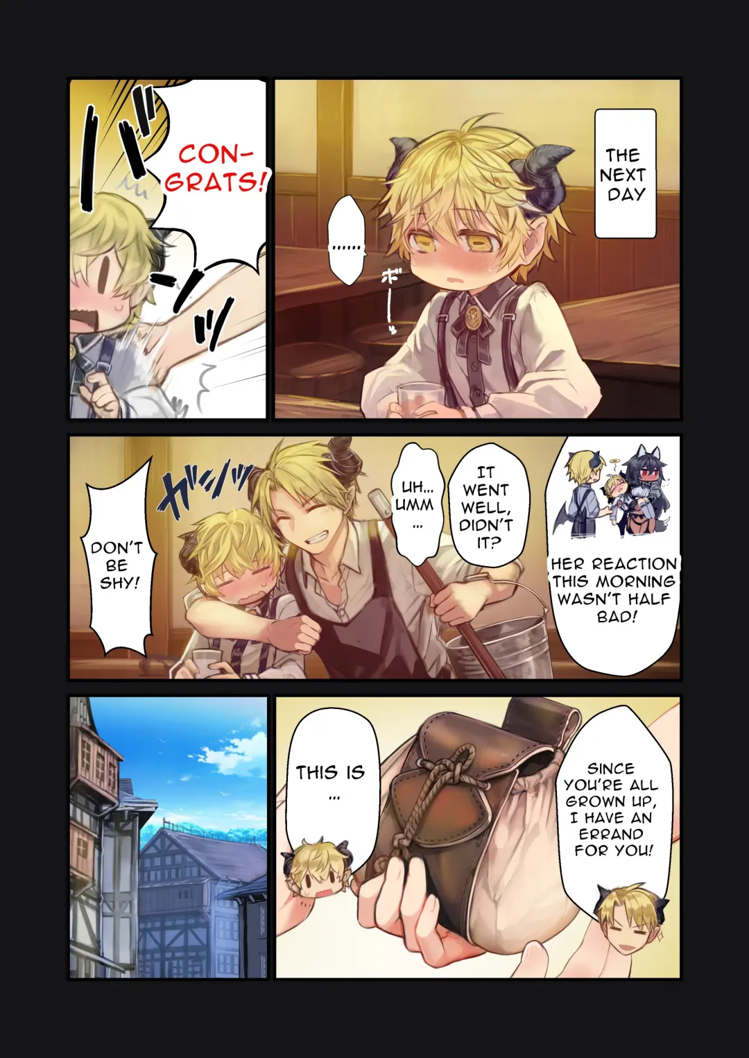 [Komota] MILK -Shota Inma ga Onee-san-tachi ni Hasamareru Banashi- | MILK -A story About An Incubus Being Fondled By Two Onee-sans- Fhentai - Page 75