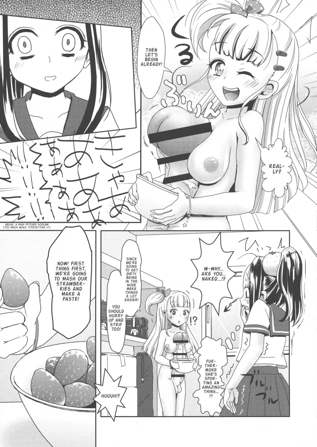 [Daitouchi Runoru] Futanari JK no Ichigo Milk no Tsukurikata | The Futanari High-schooler's Strawberry Milk Recipe Fhentai.net - Page 5