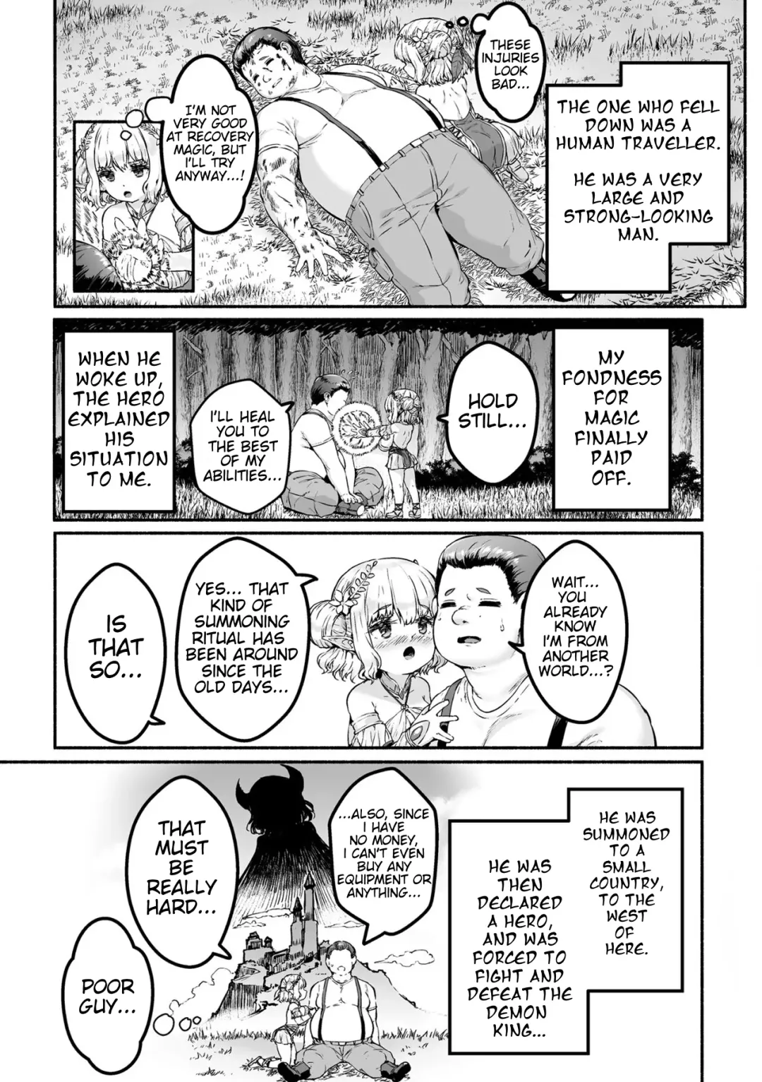 [Danbo] Chitchai x Dekkai x Fantasy ~Iyashi no Elf to Yowayowa Maou o Haberasete~ Ch. 1 | Chitchai × dekkai × fantasy ~Let the Healer Elf and the Demon Lord service you~ Ch. 1 Fhentai - Page 5