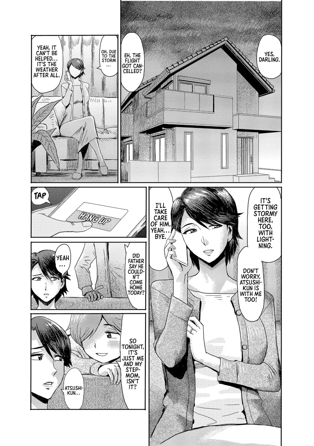 [Kuroiwa Menou] Kaa-san wa Yamiyo ni Mesu ni Naru | Stepmother Turns into My Bitch in the Darkness of the Night Fhentai - Page 2