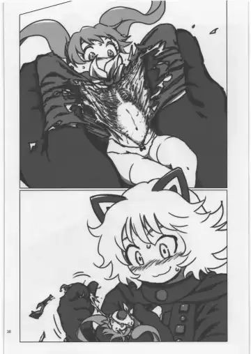 [Luckyb - Sanjiro - Sonoda Juka] Uchuujin Kyojo / Shukushou Goudoushi Fhentai - Page 37