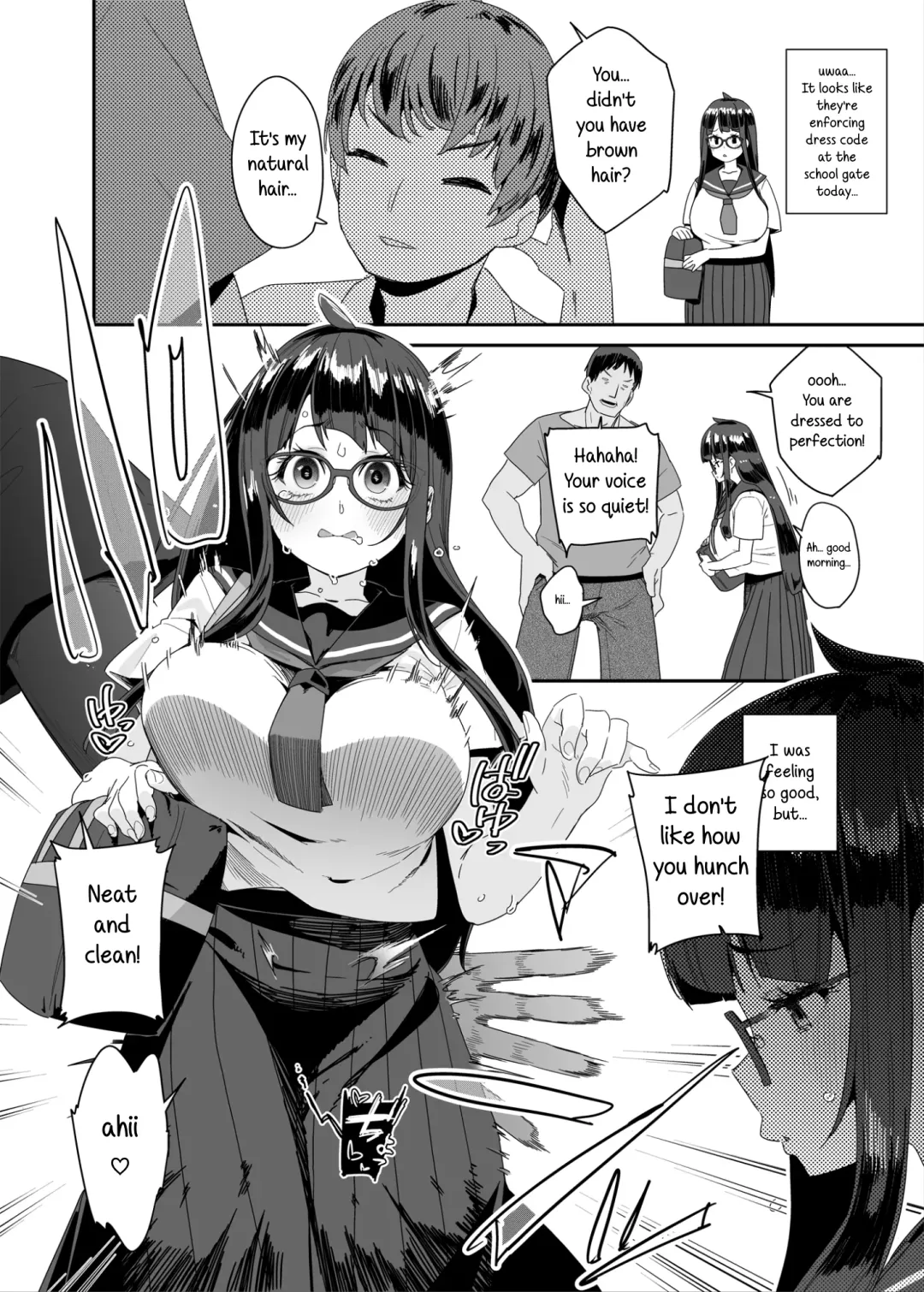 [Maeshima Ryou] Dosukebe Kyonyuu JC ga Kounai Onanie Suru Hanashi | A Story About a Slutty, Big-Breasted JC Who Masturbates in School Fhentai - Page 11