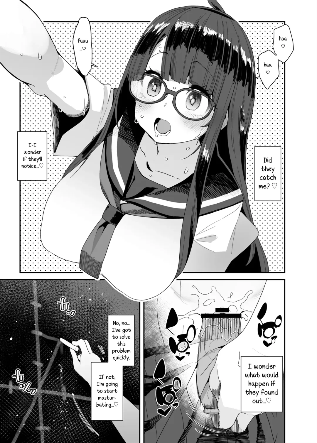 [Maeshima Ryou] Dosukebe Kyonyuu JC ga Kounai Onanie Suru Hanashi | A Story About a Slutty, Big-Breasted JC Who Masturbates in School Fhentai - Page 44