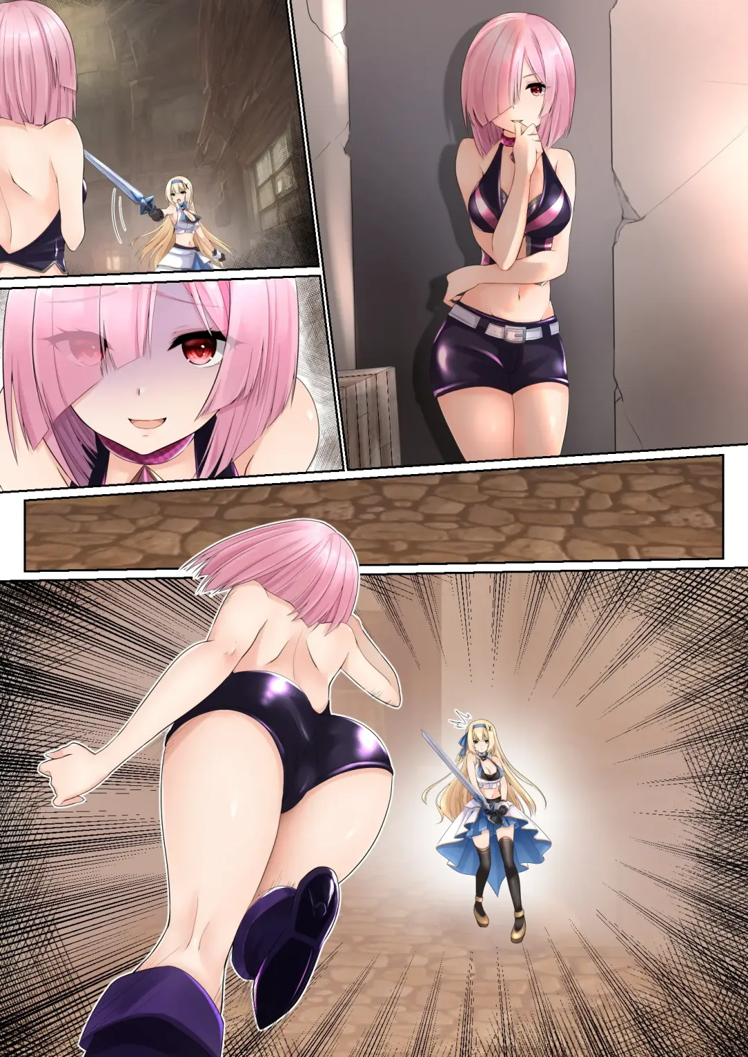 [Kumakko] Misty Magic ―princess knightess enthralled by a futanari spell― Fhentai - Page 38