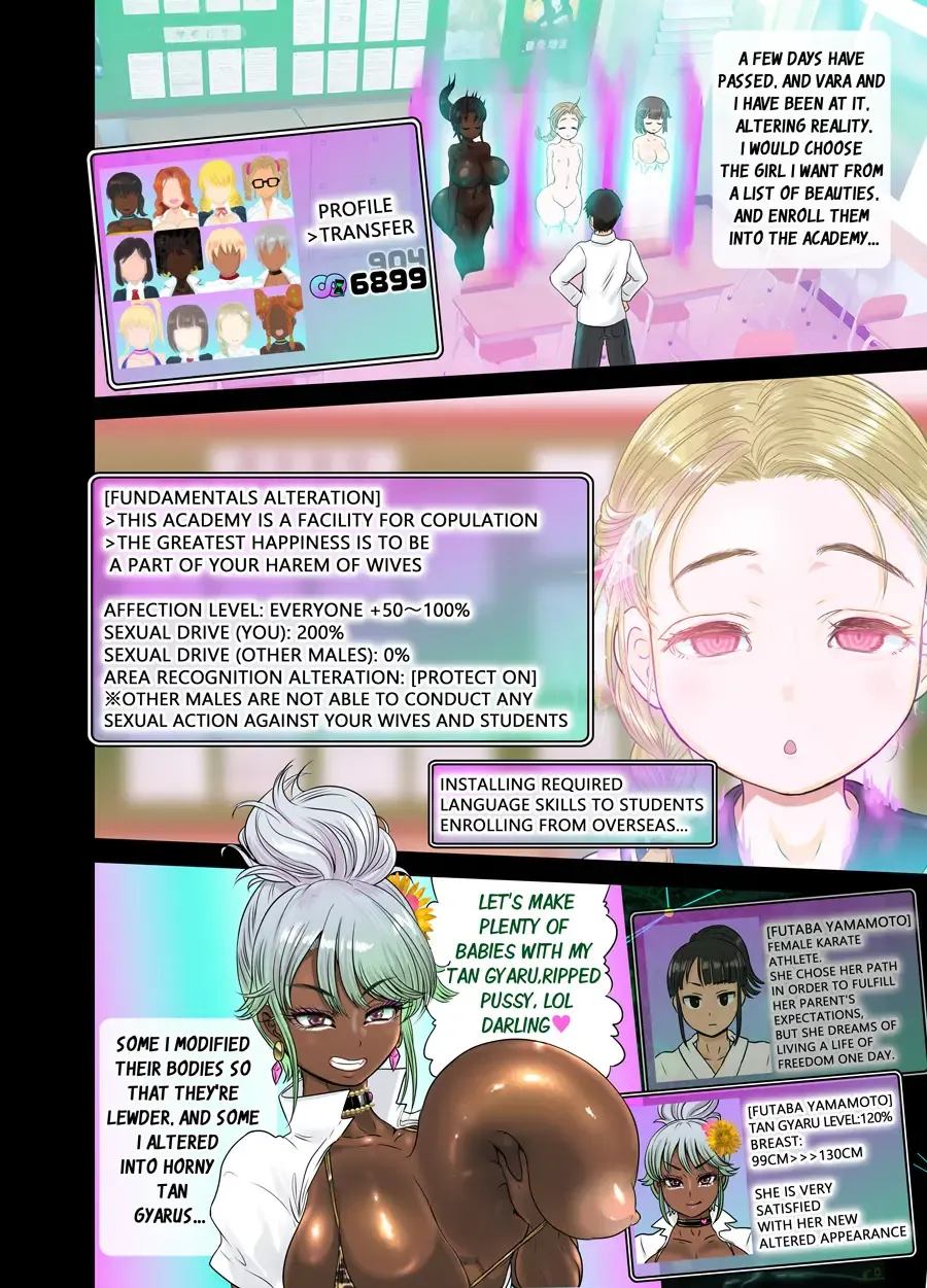 [Rebis] Genjitsu Kaihen Appli de Harem Gakuen o Tsukurou! | MAKE YOUR VERY OWN HAREM ACADEMY WITH THE REALITY ALTERATION APP! Fhentai - Page 39