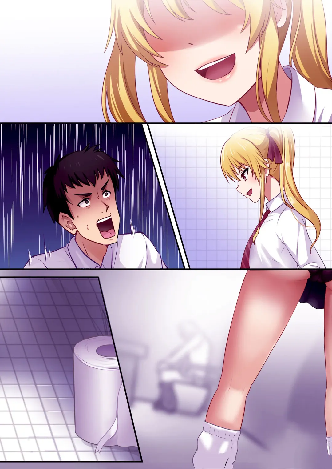 [Dosukebe Kojikimaru - Mittsuman] Kyouyuu Toilet de JK ni Sakuseisarete Shofuki Shichatta Ryman no Hanashi. Fhentai.net - Page 27