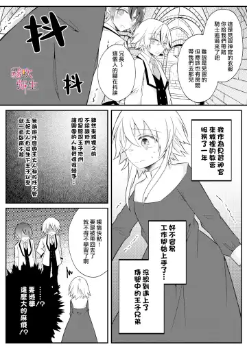 [Hatori Hato] Dekiai Kei Yandere Kyoudai Ouji wa Itoshi no Shinkan Mazoku Ochi Sasetai | 溺愛係病嬌王子兄弟想讓心愛的神官墮落成魔族 Fhentai.net - Page 9