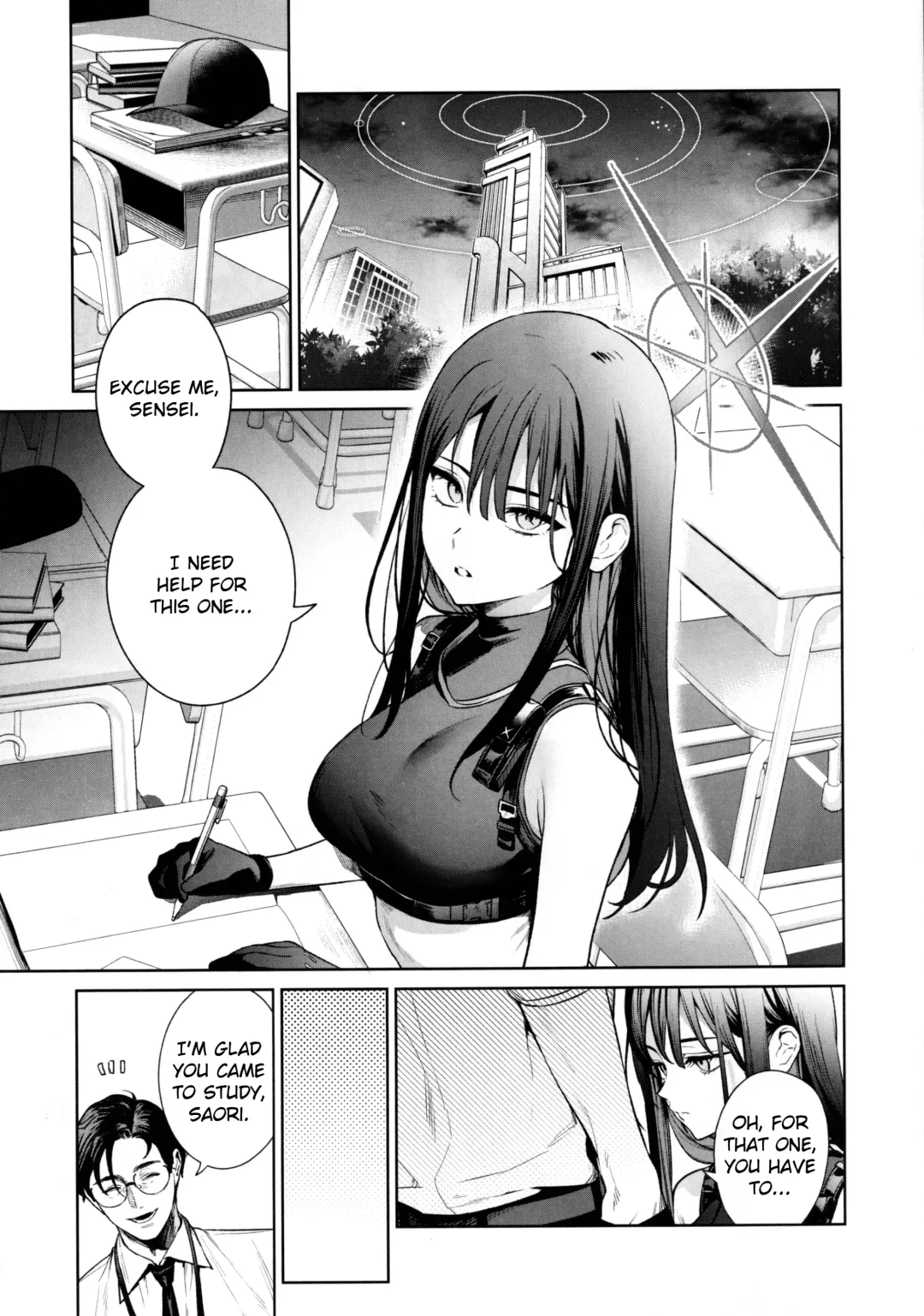 [Mameojitan] Saori to Atsuko ni Obenkyou Oshieru Hon | A Book About Teaching Saori and Atsuko How to Study Fhentai - Page 2