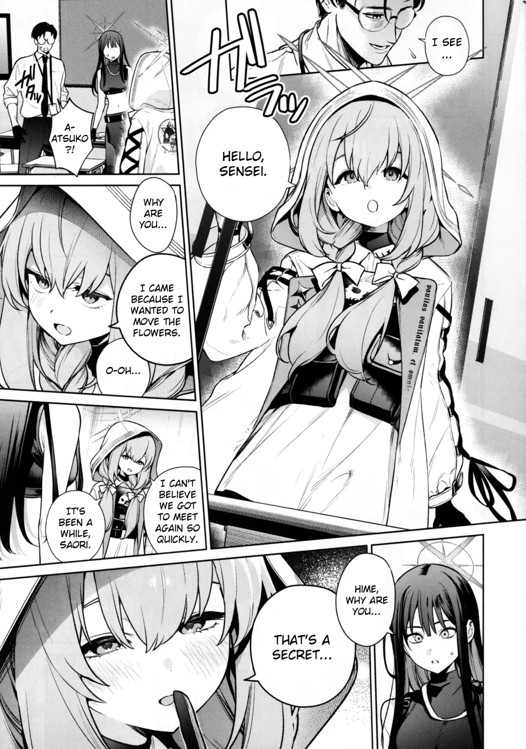 [Mameojitan] Saori to Atsuko ni Obenkyou Oshieru Hon | A Book About Teaching Saori and Atsuko How to Study Fhentai - Page 4