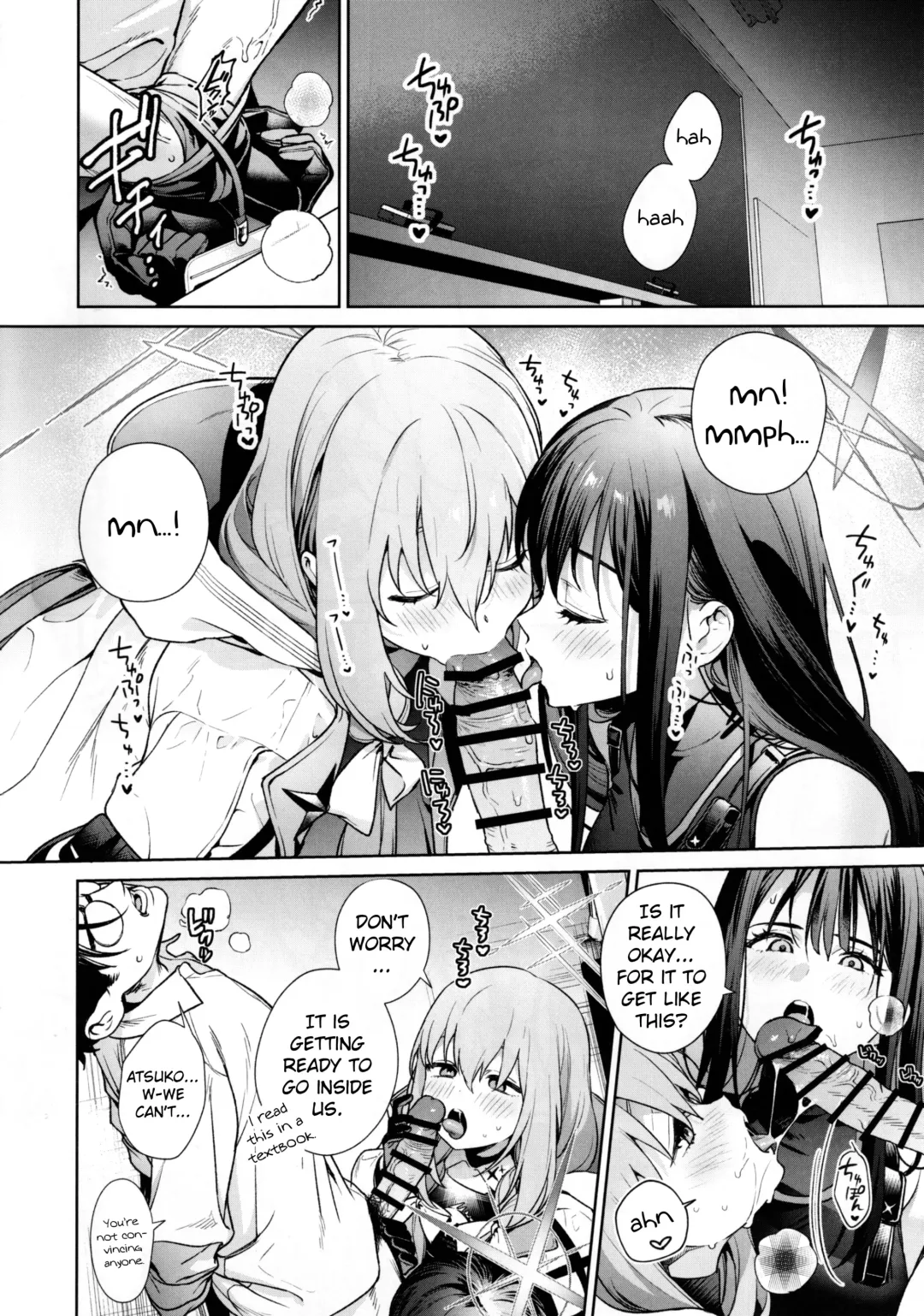 [Mameojitan] Saori to Atsuko ni Obenkyou Oshieru Hon | A Book About Teaching Saori and Atsuko How to Study Fhentai - Page 7