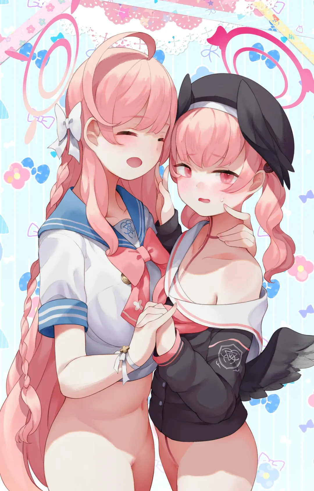 [Nekotewi] Haru yo Hana yo ~Hanako to Koharu ga Nariyuki de, Les Ecchi suru Manga~ (decensored) Fhentai - Page 34