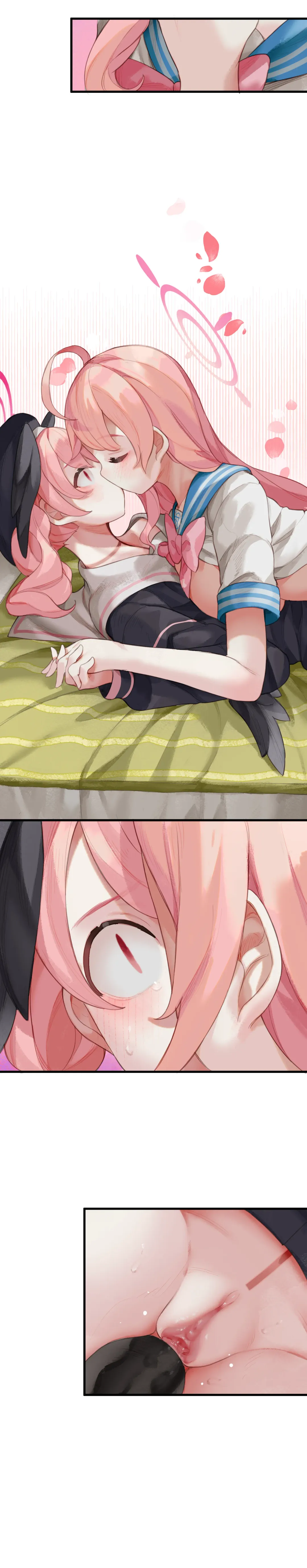 [Nekotewi] Haru yo Hana yo ~Hanako to Koharu ga Nariyuki de, Les Ecchi suru Manga~ (decensored) Fhentai - Page 55