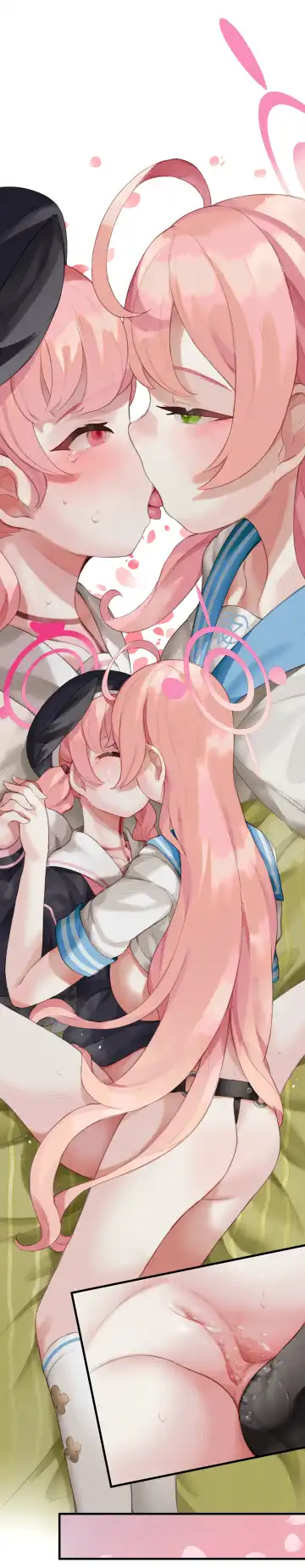 [Nekotewi] Haru yo Hana yo ~Hanako to Koharu ga Nariyuki de, Les Ecchi suru Manga~ (decensored) Fhentai - Page 56