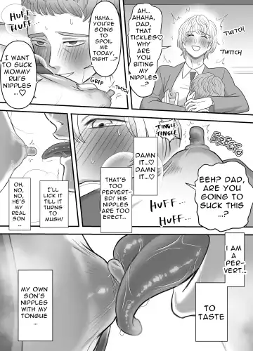 [Kamiwo Akira] Chichioya no Koto ga Daisuki Sugiru Musuko to Issen o Koechau Ohanashi | A Story about Crossing the Line with a Son Who Loves his Dad Fhentai - Page 12
