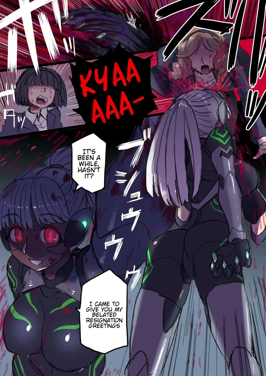 [581] Ijimerarete Ita OL ga Aku no Cyborg Senshi e to Kaizou Sare Fukushuu o Togeru | The Office Lady that was Bullied is Remodelled into an Evil Cyborg Soldier and Carries Out Revenge Fhentai.net - Page 6