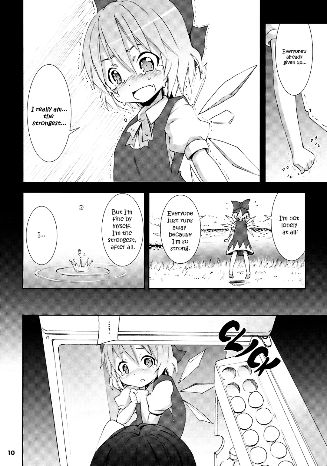 [Kishiri Toworu] Cirno ga Ouchi ni Yattekita! | Cirno Showed Up at My House Fhentai - Page 10