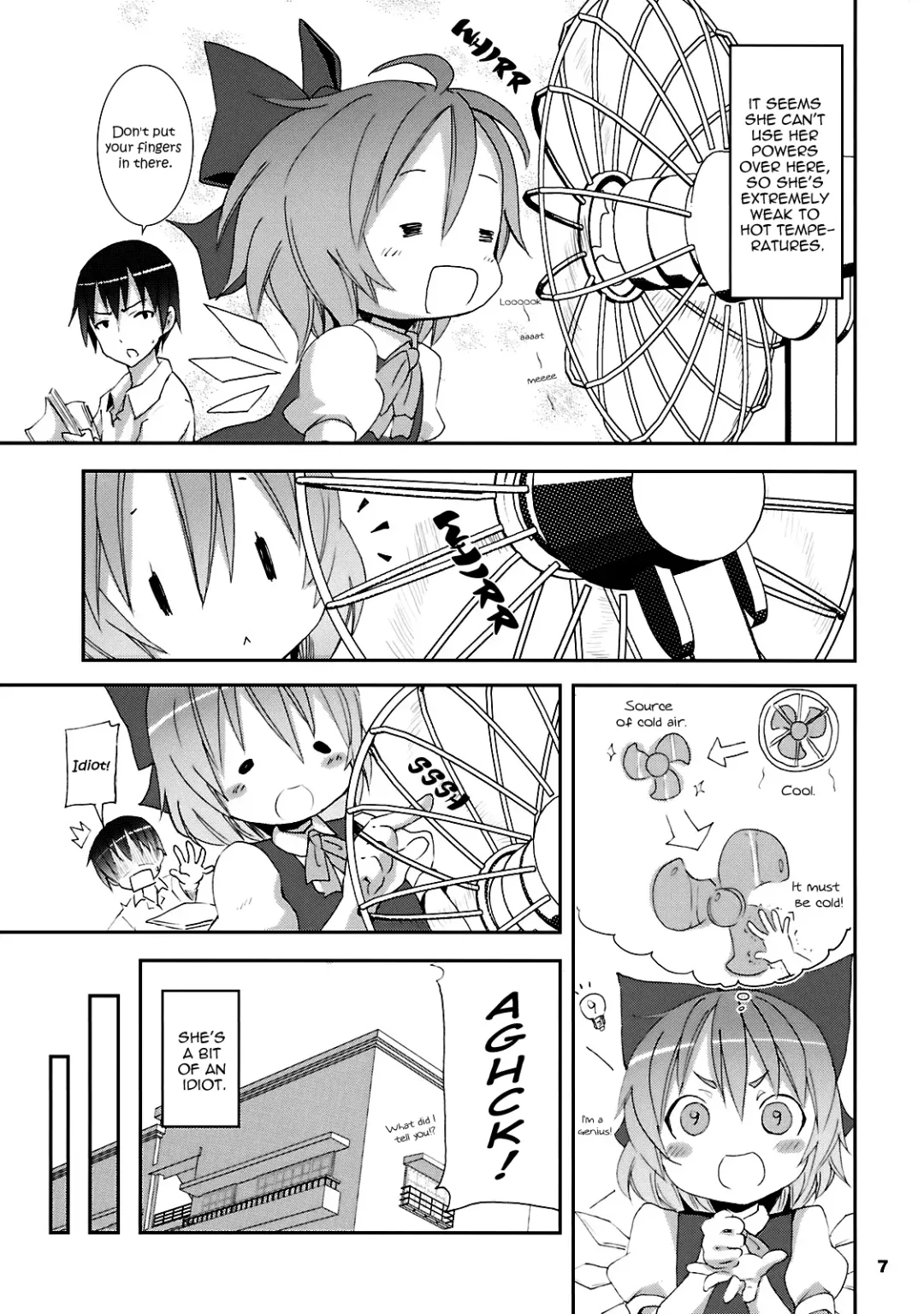 [Kishiri Toworu] Cirno ga Ouchi ni Yattekita! | Cirno Showed Up at My House Fhentai - Page 7