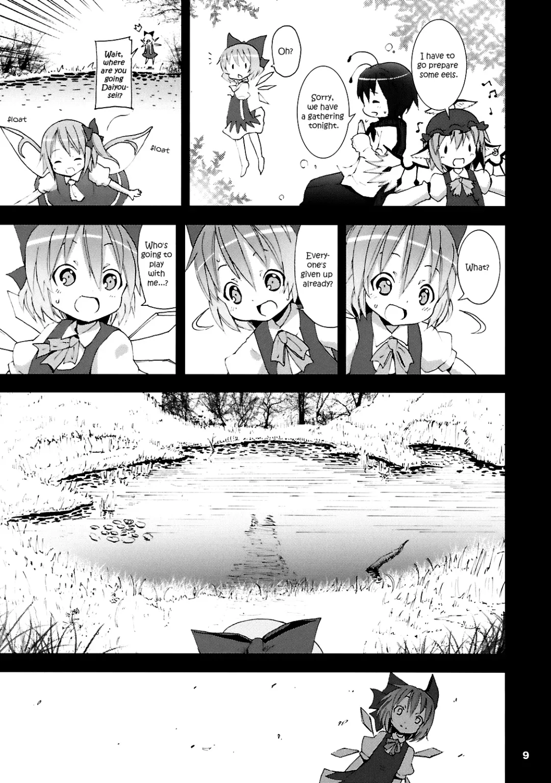 [Kishiri Toworu] Cirno ga Ouchi ni Yattekita! | Cirno Showed Up at My House Fhentai - Page 9