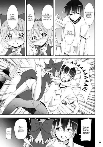[Kishiri Toworu] Cirno ga Ouchi ni Yattekita! | Cirno Showed Up at My House Fhentai - Page 11