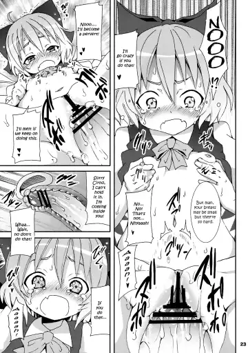 [Kishiri Toworu] Cirno ga Ouchi ni Yattekita! | Cirno Showed Up at My House Fhentai - Page 23