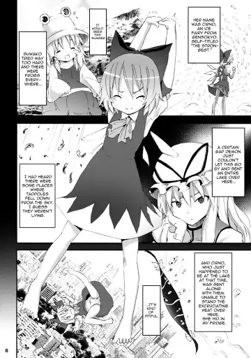 [Kishiri Toworu] Cirno ga Ouchi ni Yattekita! | Cirno Showed Up at My House Fhentai - Page 6