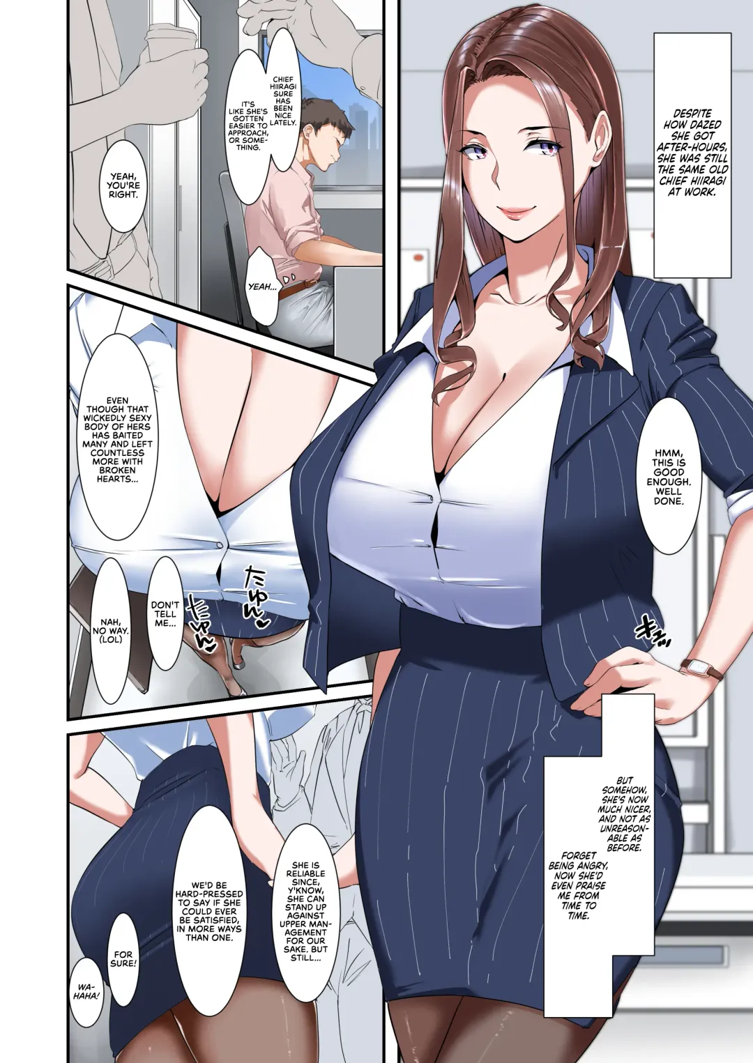 [Nypaon] Kaisha no Relaxation Room de Dosukebe Service Shite Kureru Innyuu Joushi | A Boss With Slutty Tits Who Gives Naughty Services in the Company's Relaxation Room Fhentai - Page 24