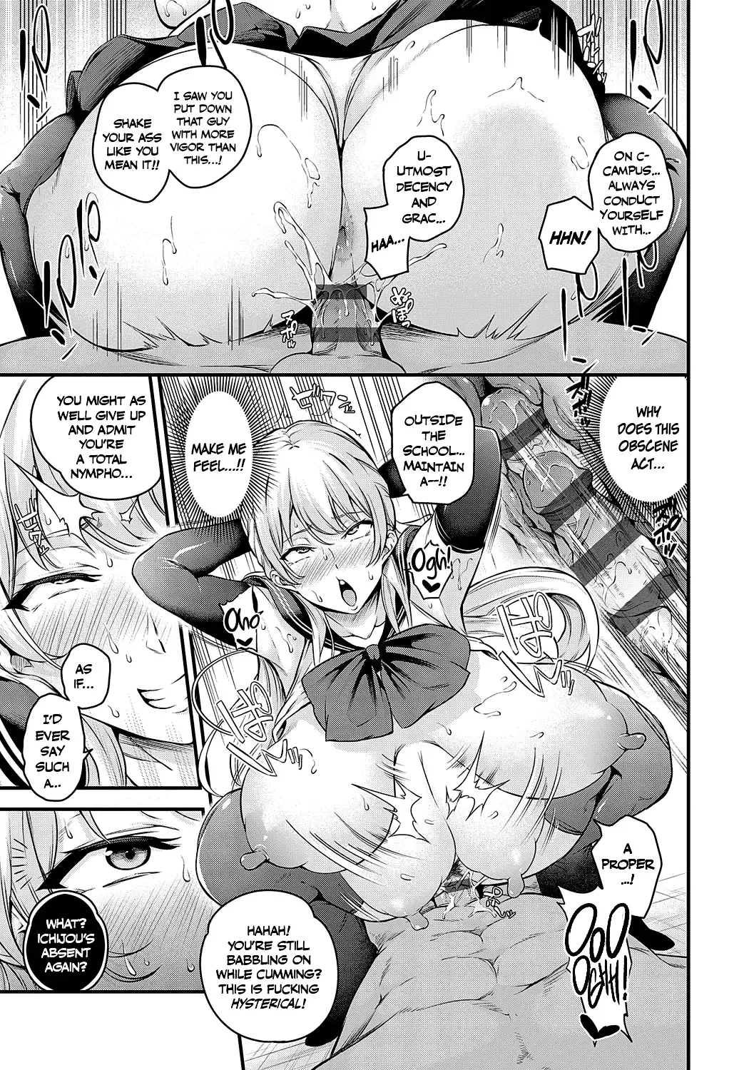 [Nasipasuta] Fuuki Iin Ichijou no Haiboku + After | Disciplinary Committee President Ichijou's Submission! + After Fhentai.net - Page 21