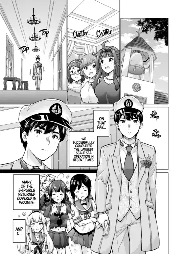 [Sarfata] Hamakaze to Kekkon Suru Hi | The Day Hamakaze and I Got Married (decensored) Fhentai - Page 3