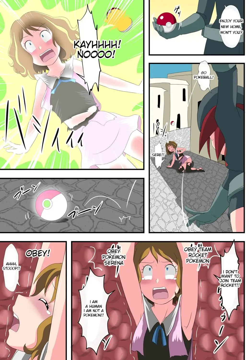 Book of Serena:  They thought I was a pokemon and captured me! Fhentai.net - Page 5