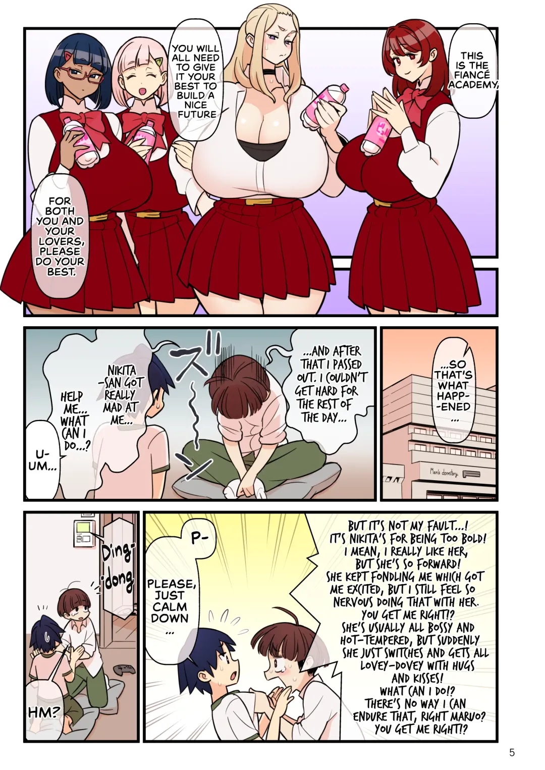 [Kakuzatou] Iinazuke Gakuen FILE: 02 "Futatabi Yuwaku" Hen | The Fiancé Academy FILE: 02 "Second Seduction" Fhentai - Page 6